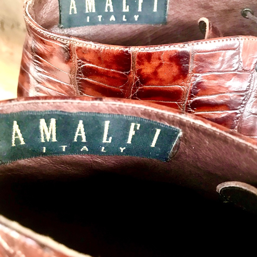 *****SOLD*SOLD****Annie Hall Ankle Boots made in Italy by AMALFI - Picture 7 of 10